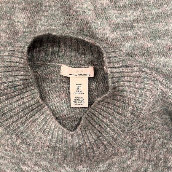 H&M MAMA Before & After Maternity/Nursing Sweater (M / Dusty Turquoise) - Picture 3 of 3